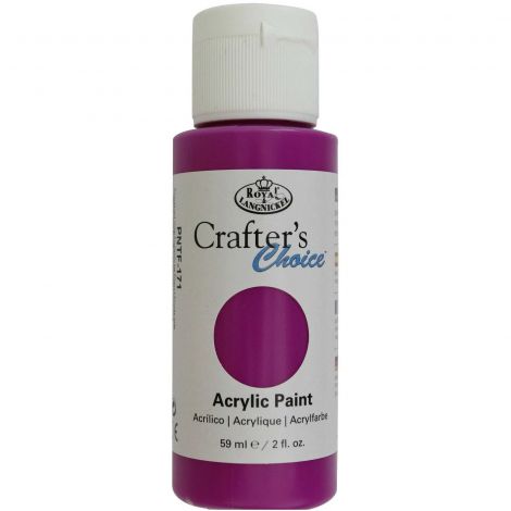 Farba akrylowa R&L Crafter's Choice 59ml, Fioletowy/Fluorescent Violet Purple